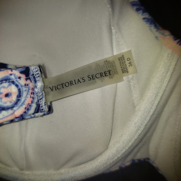 Victoria's Secret Strapless Padded Bathing Suit Top Bikini Top Bra 36D - Picture 3 of 4